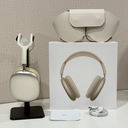 MAXPRO5 Premium Over-Ear Bluetooth Headphones with Magnetic Detachable Ear Cups, Hi-Fi Audio, Noise Isolation, and Protective Leather Case - Ideal for Travel and Daily Use