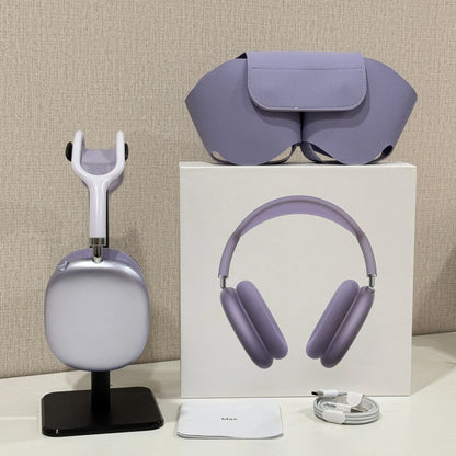 MAXPRO5 Premium Over-Ear Bluetooth Headphones with Magnetic Detachable Ear Cups, Hi-Fi Audio, Noise Isolation, and Protective Leather Case - Ideal for Travel and Daily Use