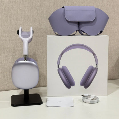 MAXPRO5 Premium Over-Ear Bluetooth Headphones with Magnetic Detachable Ear Cups, Hi-Fi Audio, Noise Isolation, and Protective Leather Case - Ideal for Travel and Daily Use